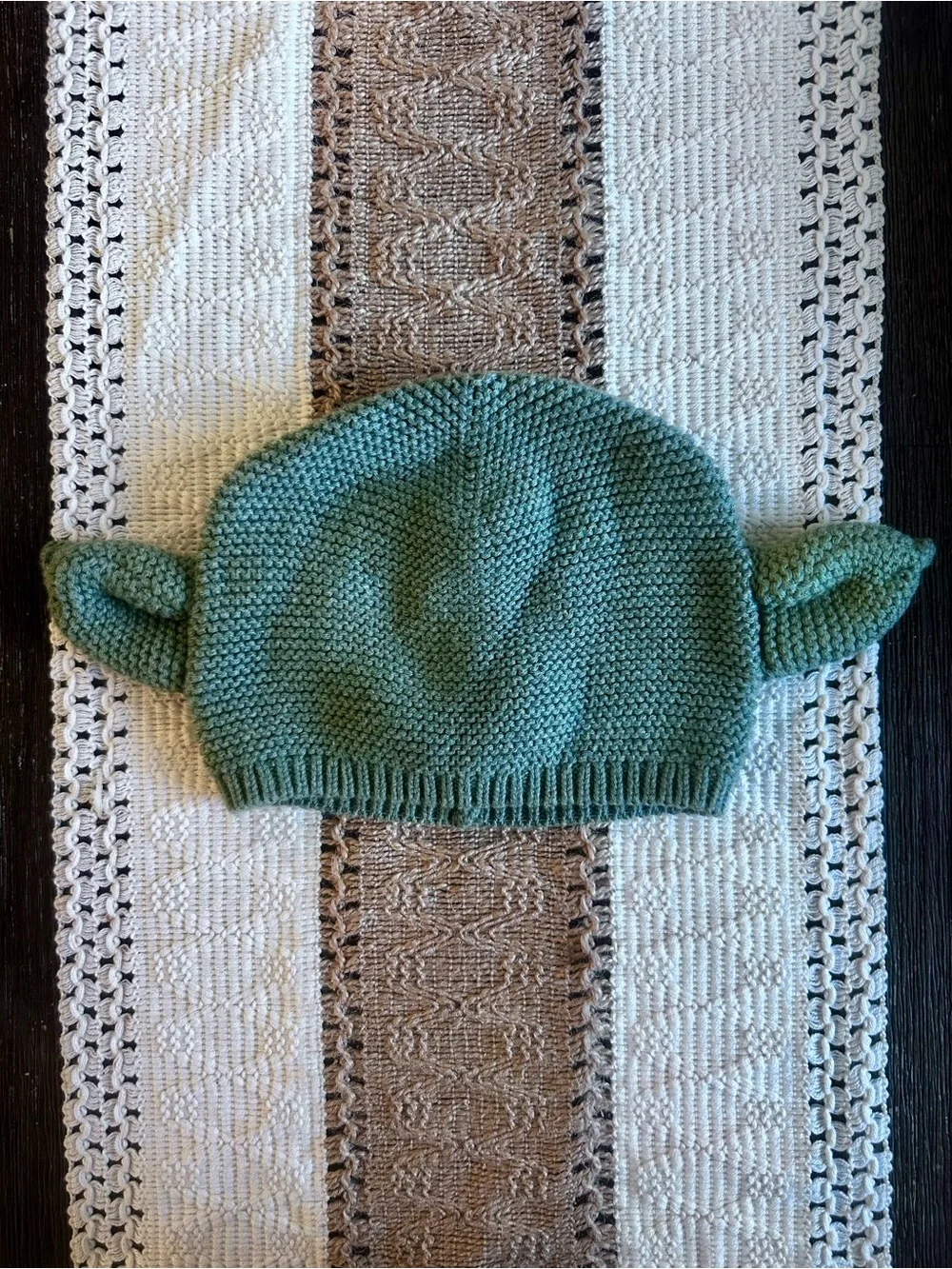 Baby Gap Newborn Star Wars Knit Yoda Hat